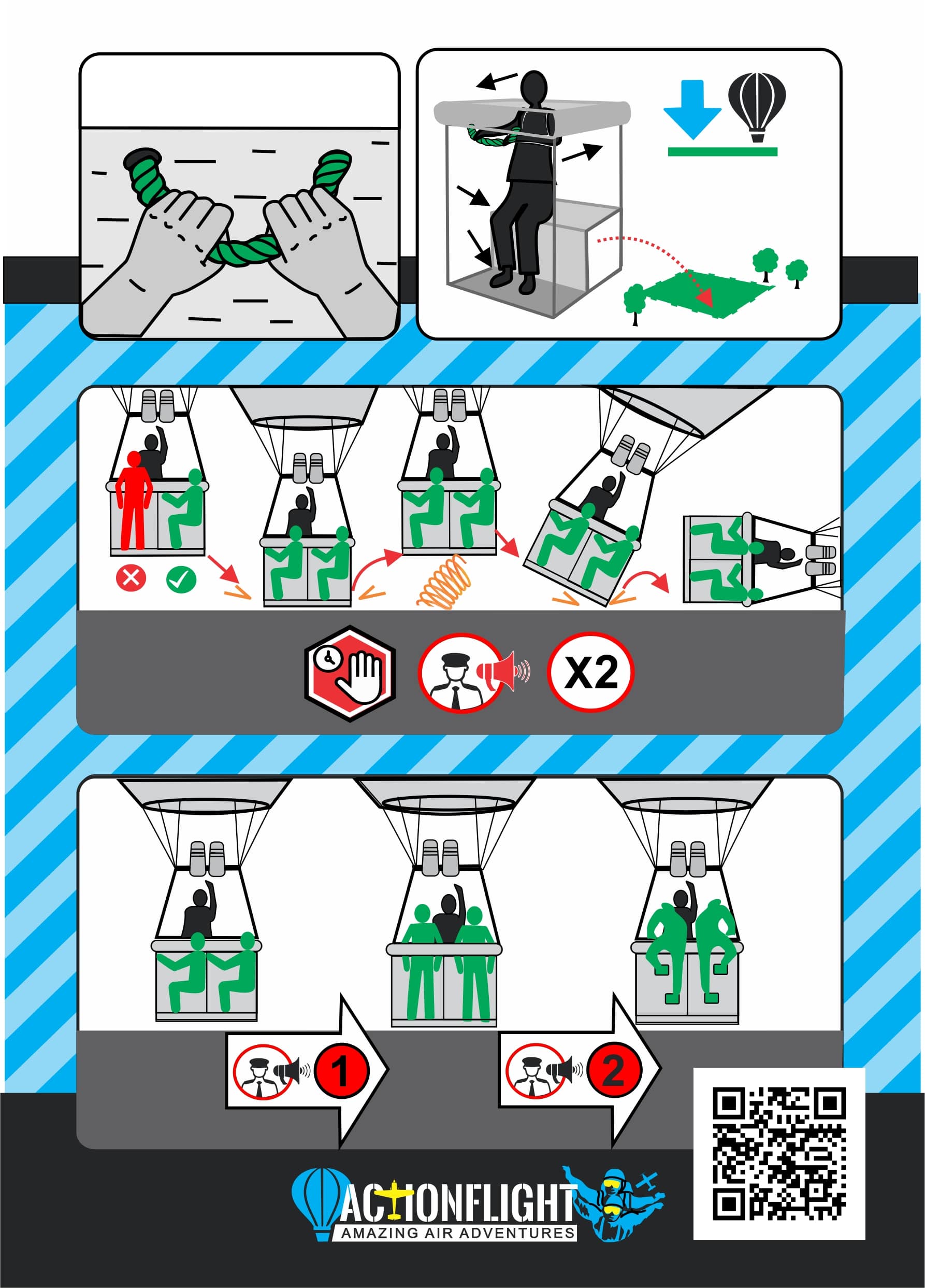 Passenger safety -Landing- Hot Air Balloons