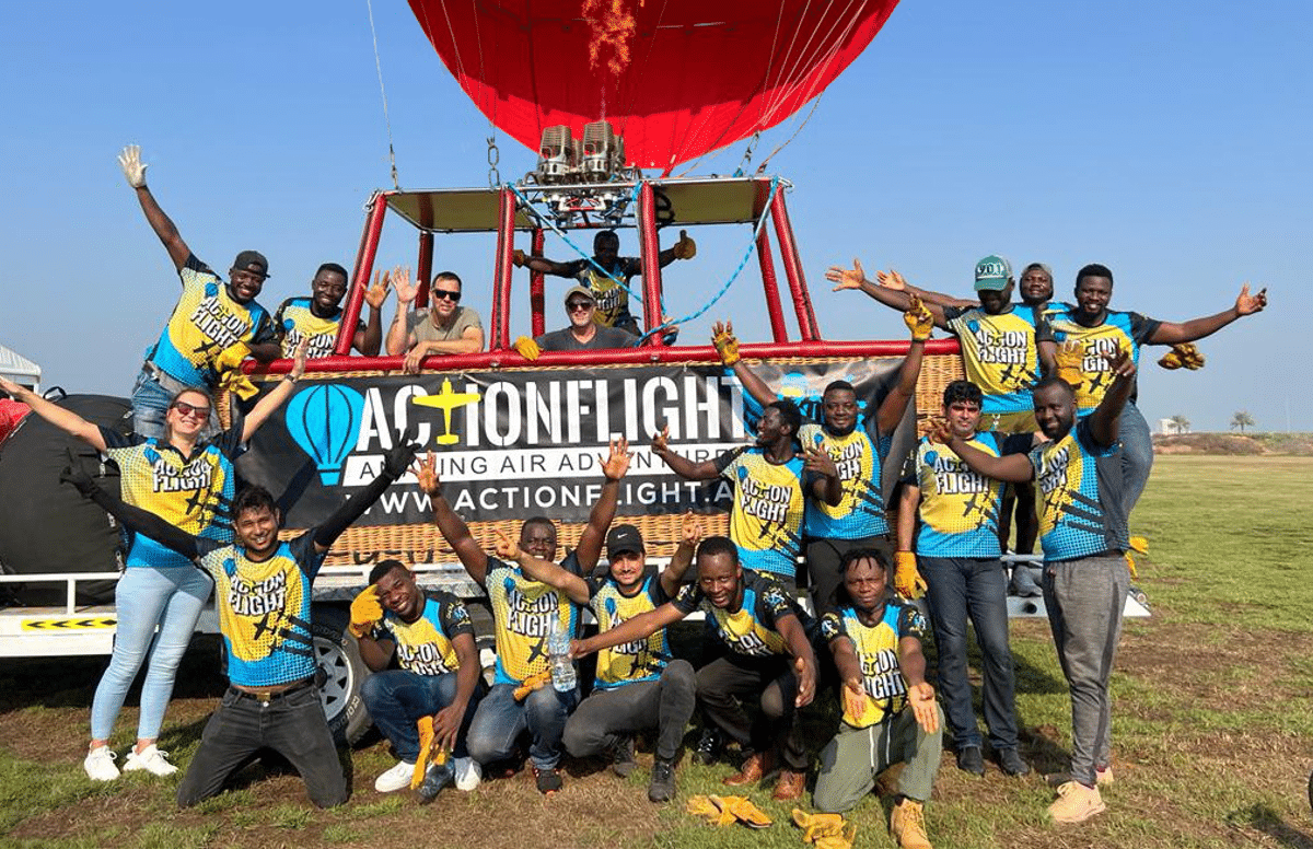 ctionFlight Hot Air Balloon Balloon Ground Crew