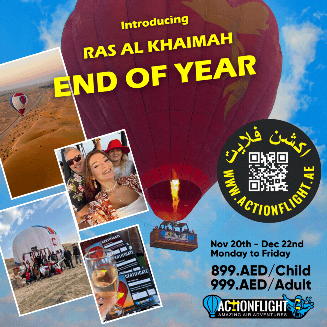 Special Week day balloon flights - end of year special