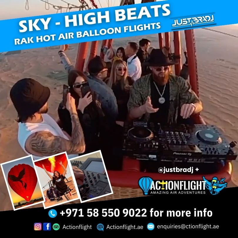 Buy Tickets Here - Sky High Beats - DJ Hot Air Balloon Flights RAK - UAE